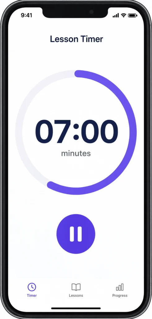 Short mobile lesson designed to fit inside a ten minute break